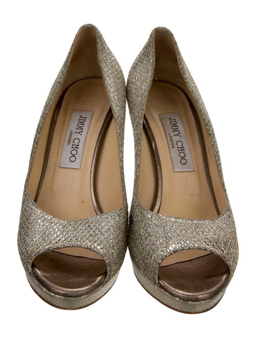 Jimmy Choo Glitter Glitter Accents Pumps