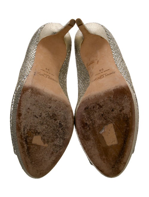 Jimmy Choo Glitter Glitter Accents Pumps