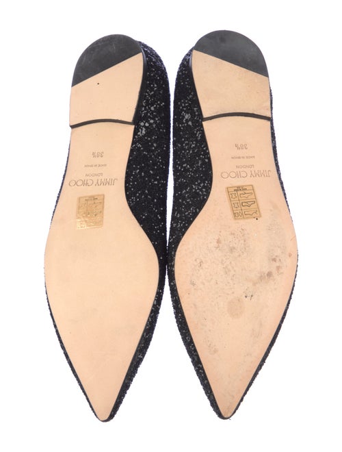 Jimmy Choo Glitter Glitter Accents Flats