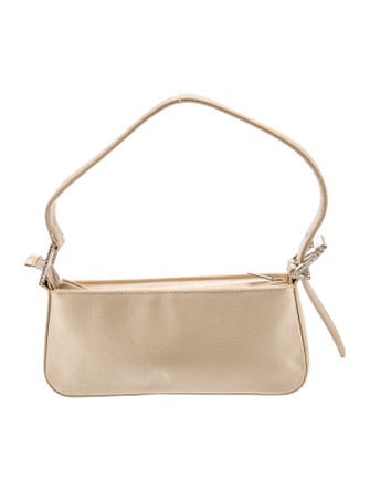 Jimmy Choo Satin Top Handle Bag