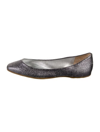 Jimmy Choo Glitter Ballet Flats