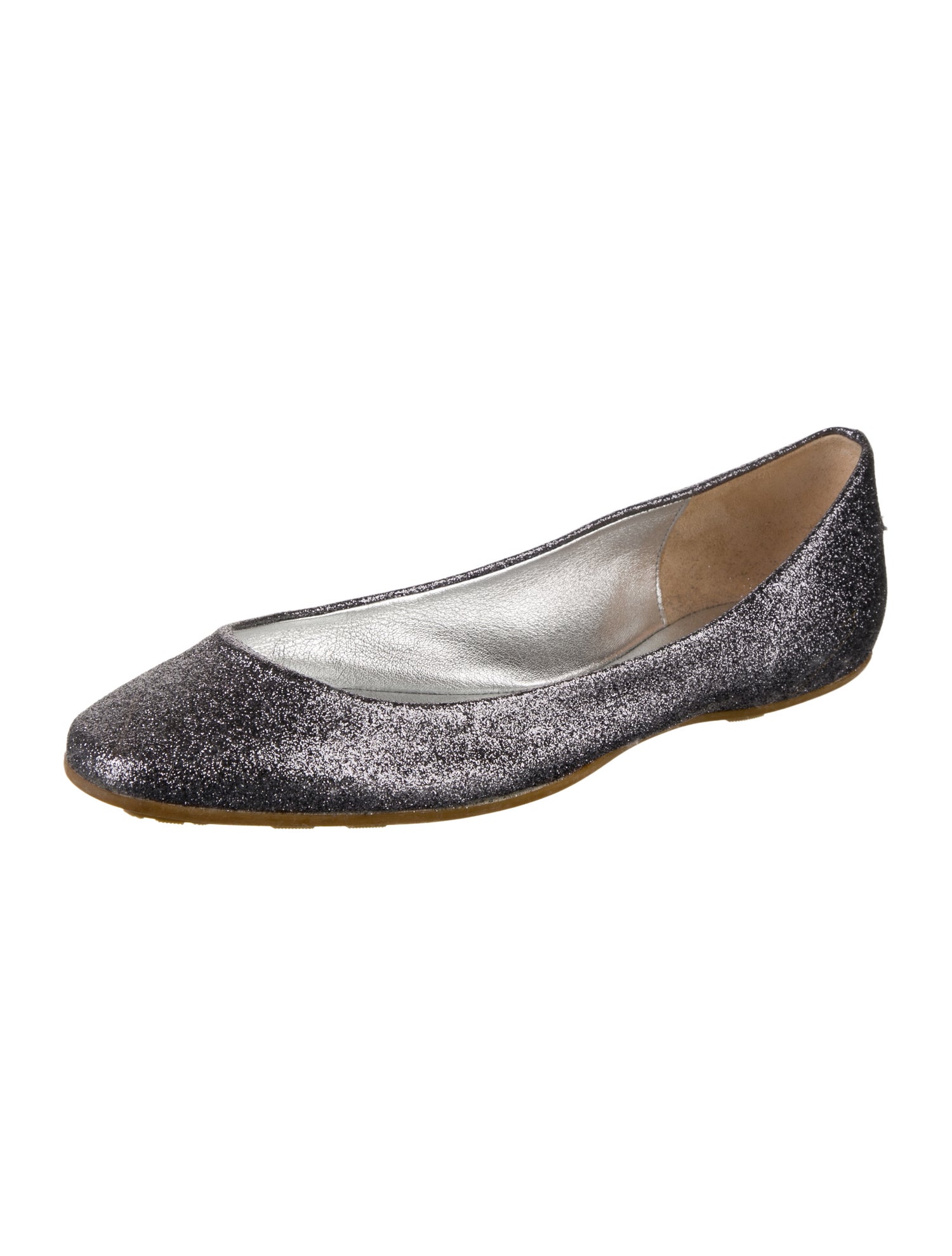 Jimmy Choo Glitter Ballet Flats