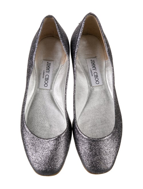 Jimmy Choo Glitter Ballet Flats
