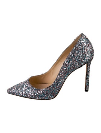 Jimmy Choo Glitter Glitter Accents Pumps
