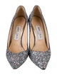 Jimmy Choo Glitter Glitter Accents Pumps