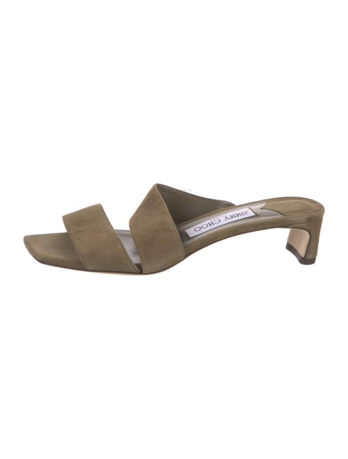Jimmy Choo Suede Slides