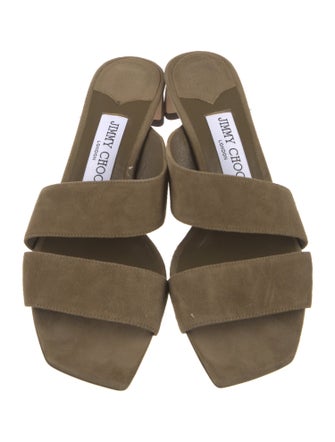 Jimmy Choo Suede Slides