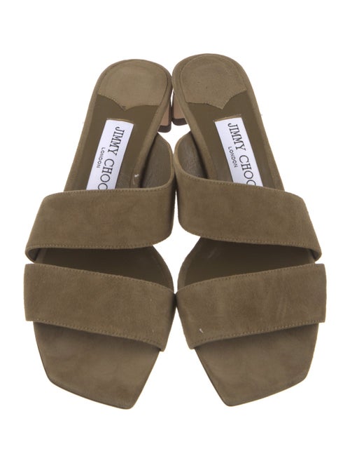 Jimmy Choo Suede Slides
