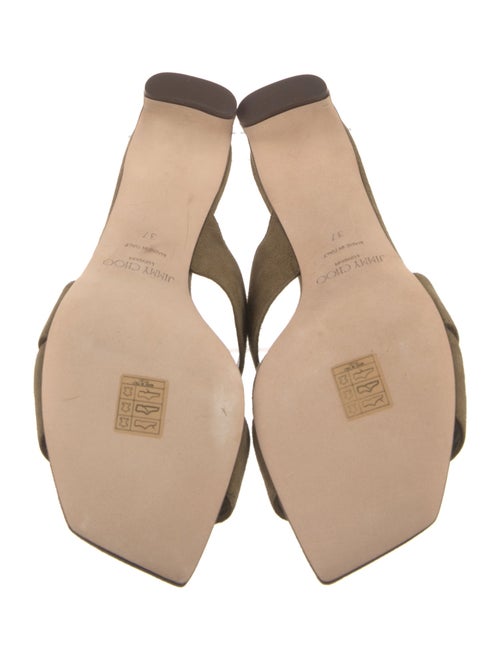Jimmy Choo Suede Slides