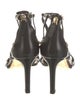 Jimmy Choo Leather Studded Accents Sandals