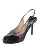 Jimmy Choo Patent Leather Slingback Pumps