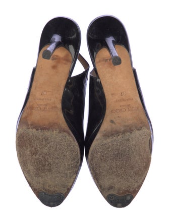 Jimmy Choo Patent Leather Slingback Pumps