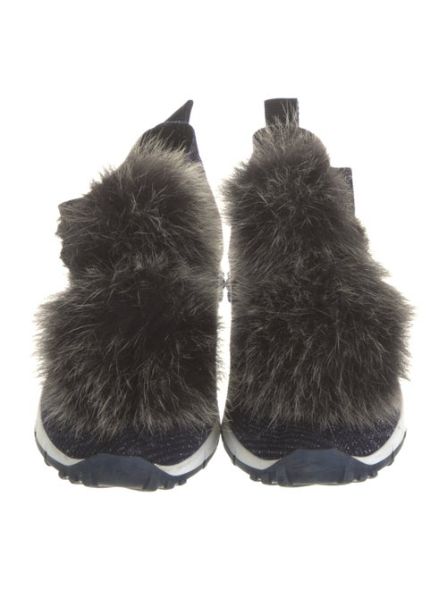 Jimmy Choo Glitter Accents Sneakers