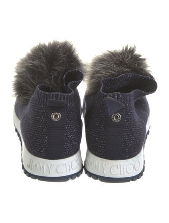 Jimmy Choo Glitter Accents Sneakers