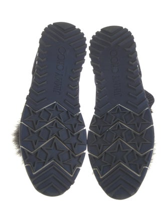 Jimmy Choo Glitter Accents Sneakers