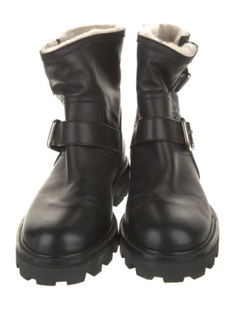 Jimmy Choo Youth Leather Moto Boots