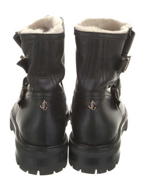 Jimmy Choo Youth Leather Moto Boots