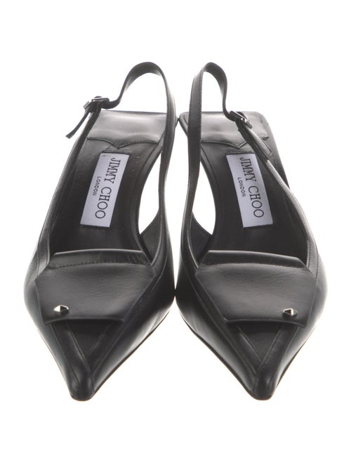 Jimmy Choo Leather Slingback Pumps