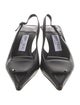 Jimmy Choo Leather Slingback Pumps