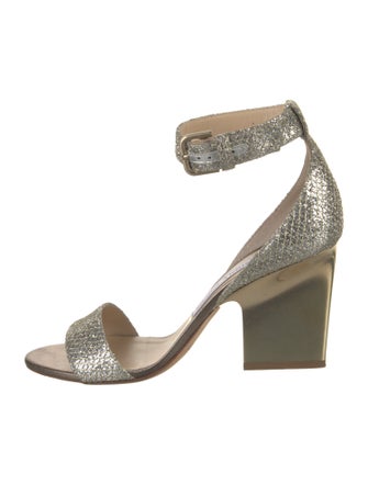 Jimmy Choo Glitter Glitter Accents Sandals
