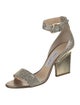 Jimmy Choo Glitter Glitter Accents Sandals