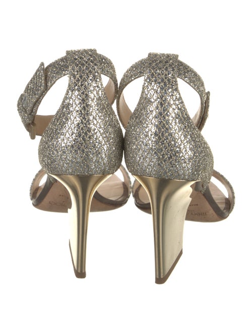 Jimmy Choo Glitter Glitter Accents Sandals
