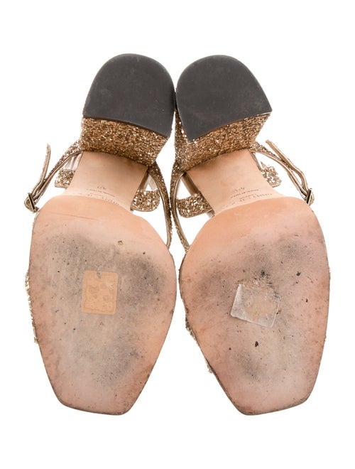 Jimmy Choo Glitter Slingback Sandals