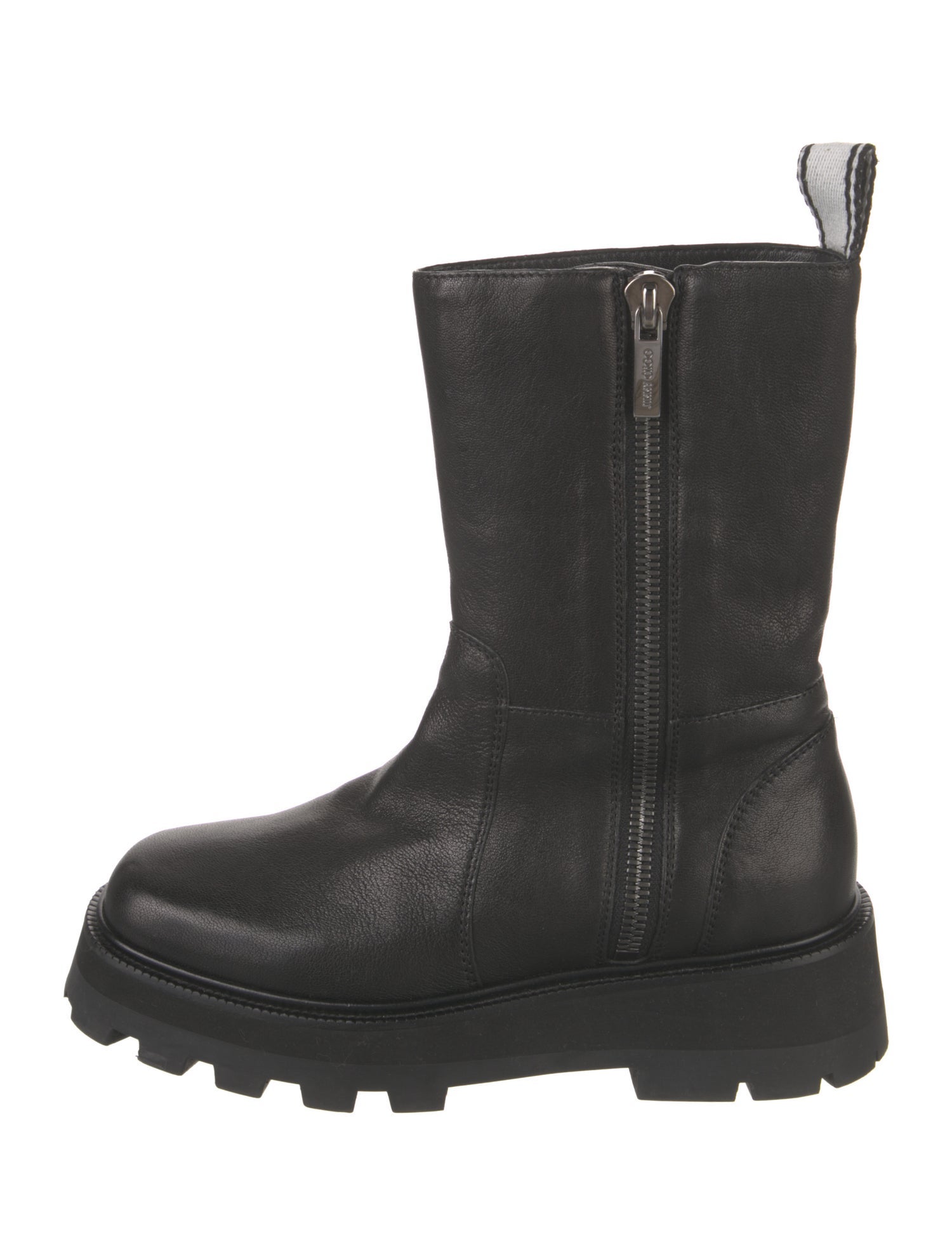 Jimmy Choo Leather Combat Boots