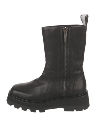 Jimmy Choo Leather Combat Boots