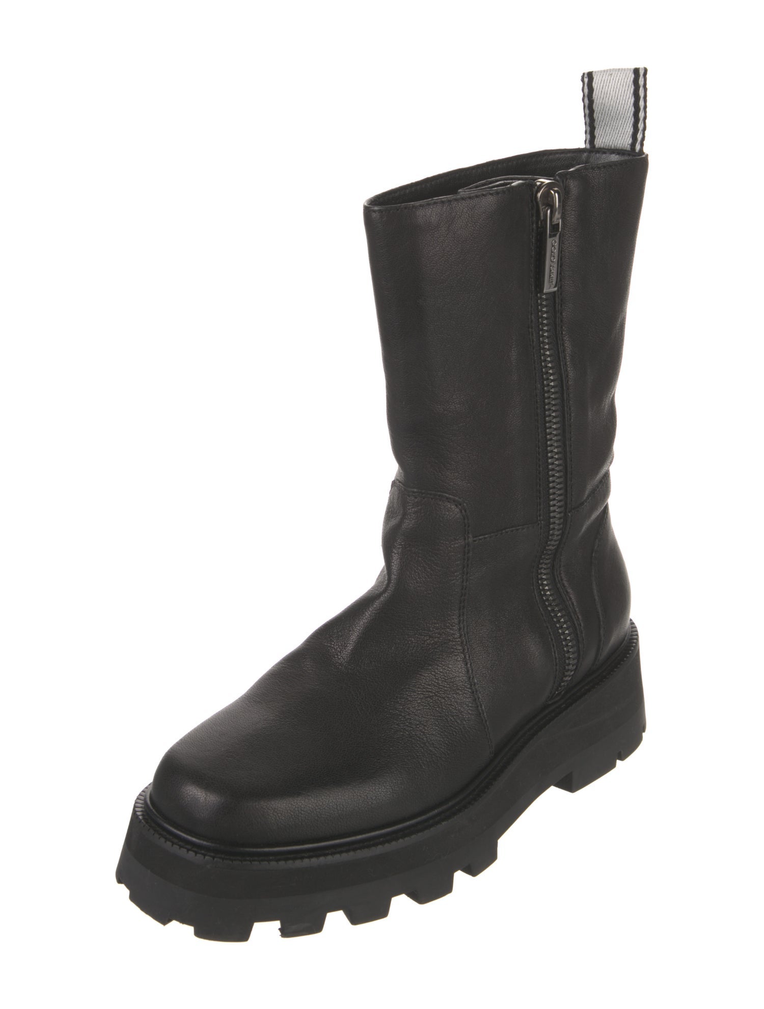 Jimmy Choo Leather Combat Boots