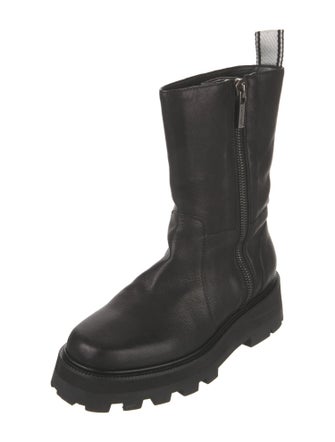 Jimmy Choo Leather Combat Boots