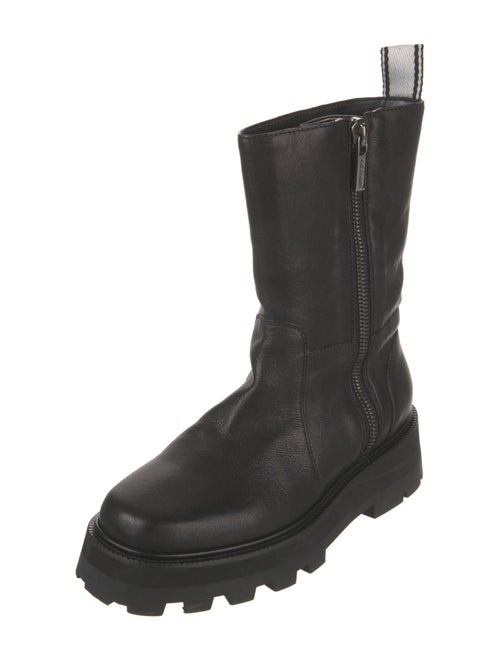 Jimmy Choo Leather Combat Boots