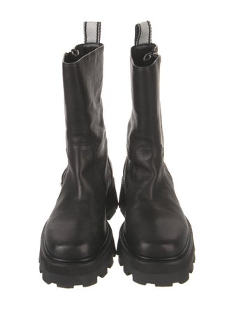 Jimmy Choo Leather Combat Boots