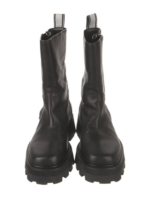 Jimmy Choo Leather Combat Boots