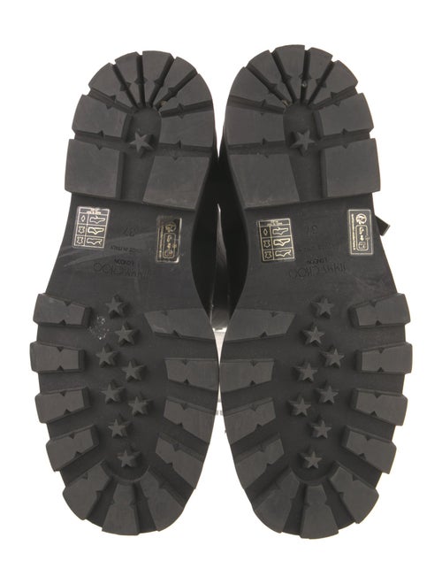 Jimmy Choo Leather Combat Boots