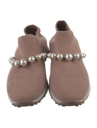 Jimmy Choo Crystal Embellishments Sneakers