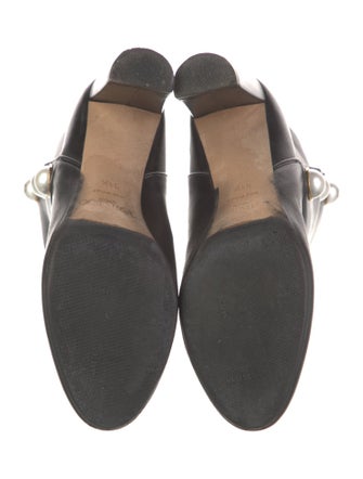 Jimmy Choo Leather Studded Accents Boots