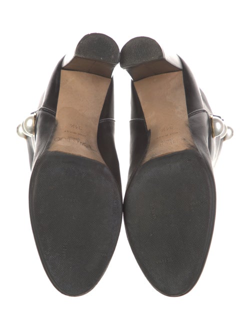 Jimmy Choo Leather Studded Accents Boots