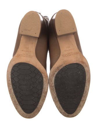 Jimmy Choo Leather Studded Accents Boots