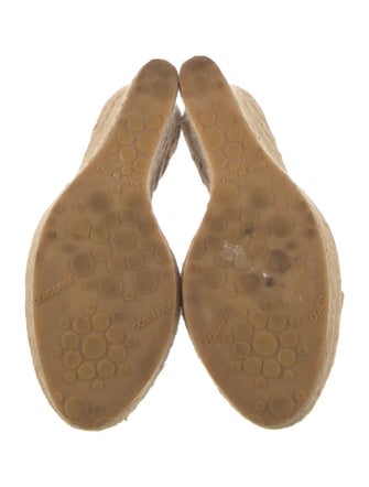 Jimmy Choo Patent Leather Leather Trim Embellishment Espadrilles