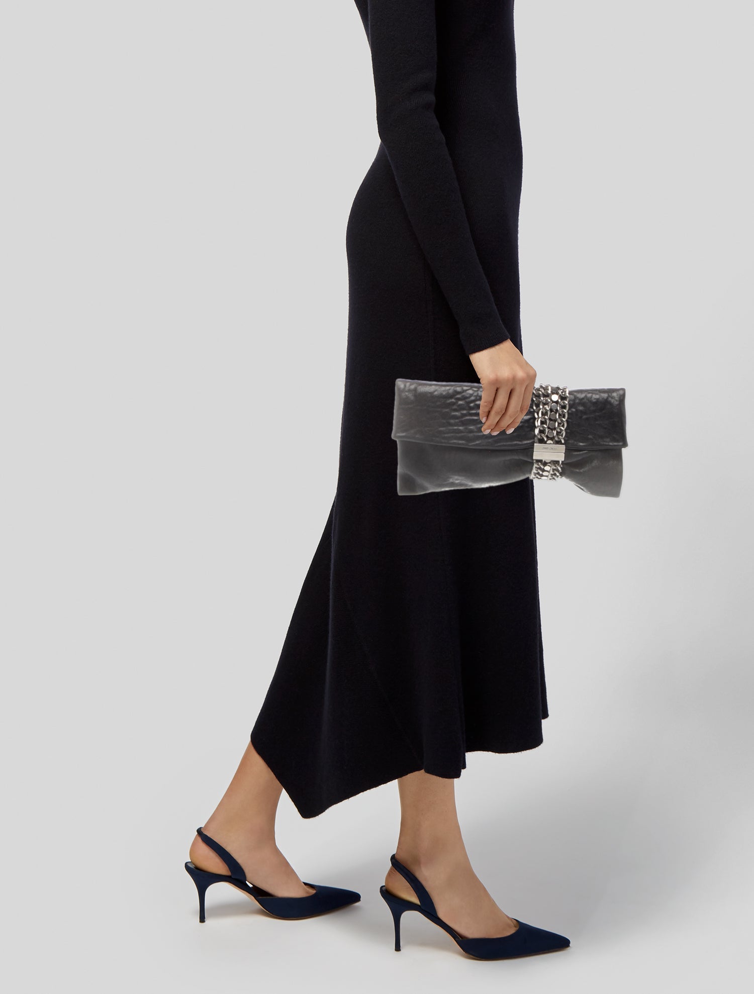 Jimmy Choo Leather Clutch