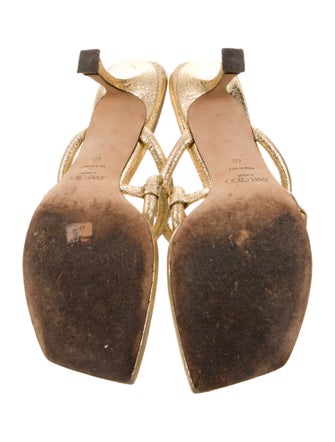 Jimmy Choo Leather Slides