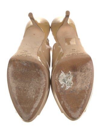 Jimmy Choo Patent Leather Slingback Sandals