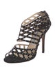 Jimmy Choo Suede Crystal Embellishments Sandals