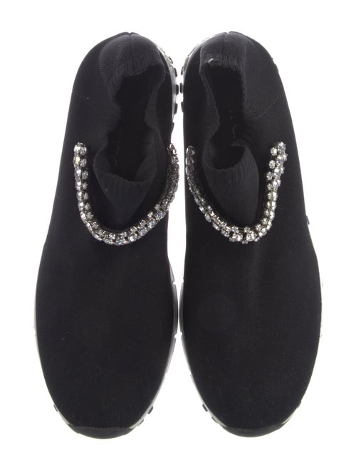 Jimmy Choo Crystal Embellishments Sneakers
