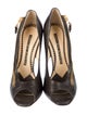 Jimmy Choo Boutique Zip Heels Leather Pumps