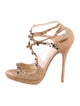 Jimmy Choo Mesh Crystal Embellishments Sandals
