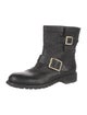 Jimmy Choo Leather Moto Boots