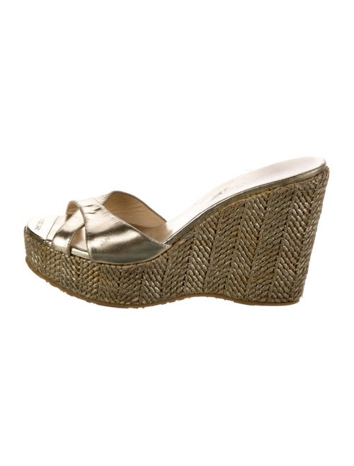 Jimmy Choo Leather Slides