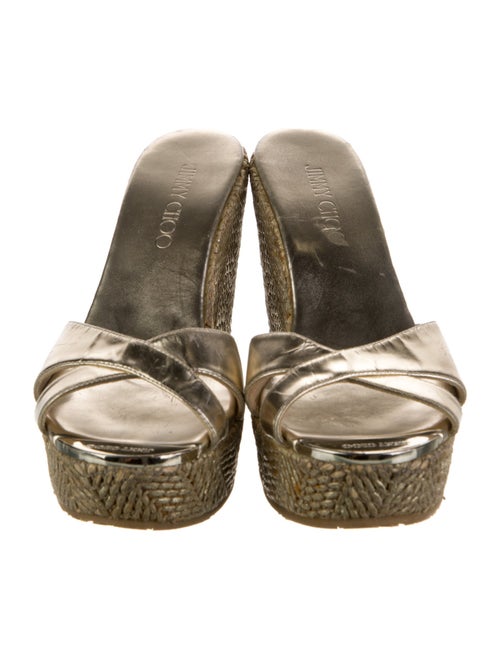 Jimmy Choo Leather Slides